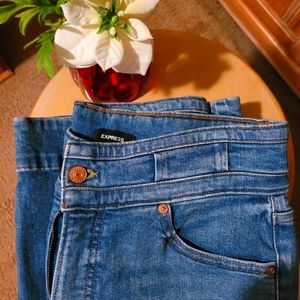 Express high waisted flare jeans